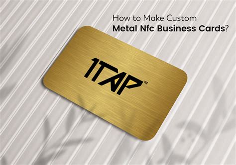 custom metal nfc cards|custom metal nfc business cards.